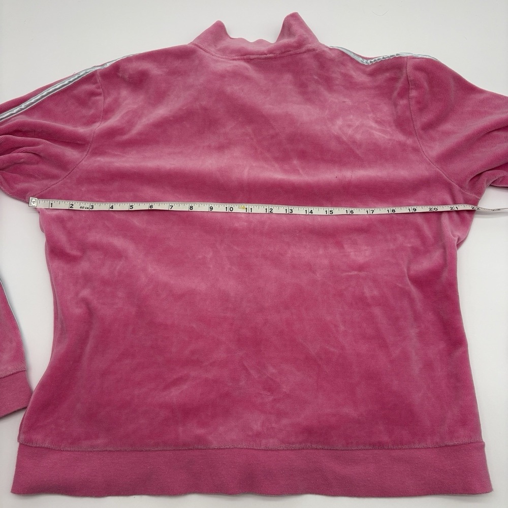 VTG Mary Kay Corporate Promo Avia Pink Velour Tracksuit Set Women's XL Full Zip - Picture 4 of 16